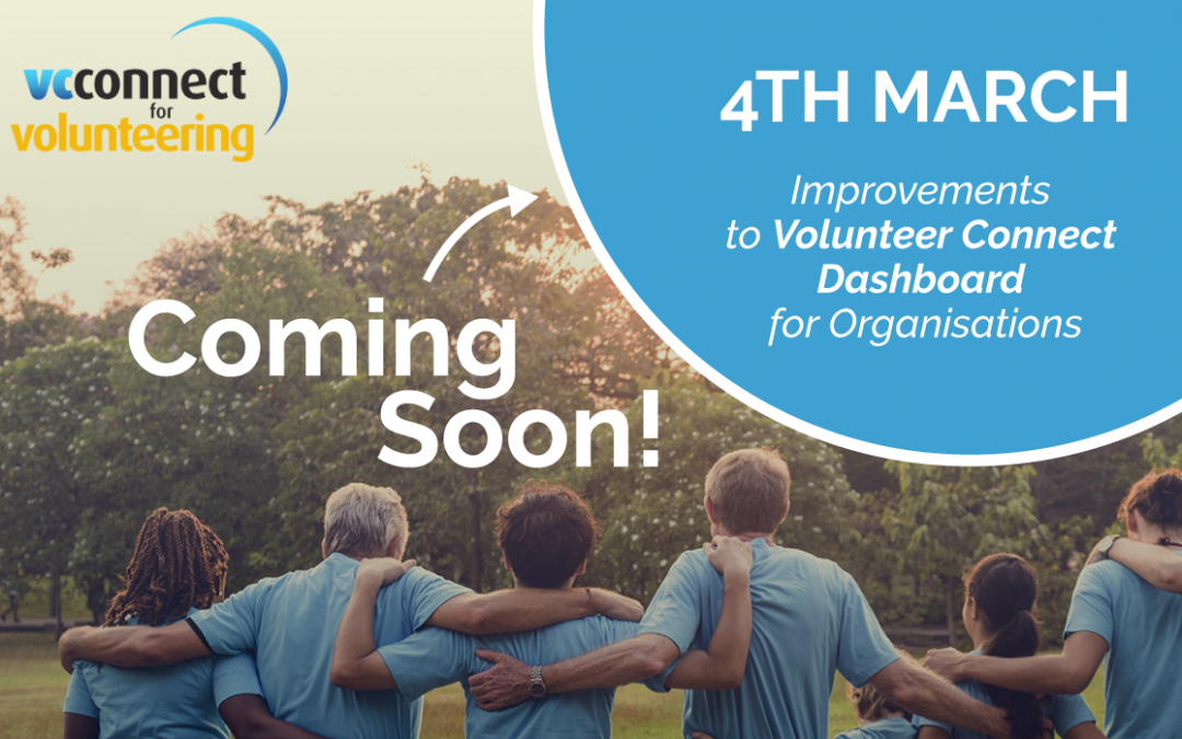 Coming Soon: New Volunteer Connect Organisation Dashboard