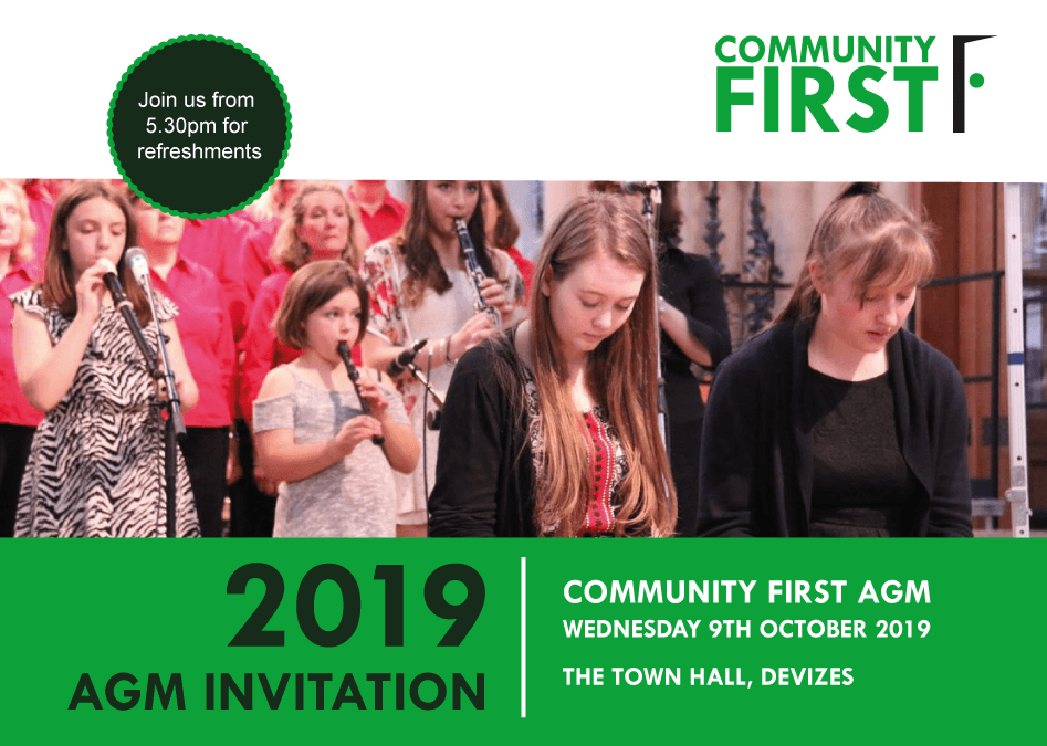 Save the Date: Community First AGM & Awards Celebration 2019