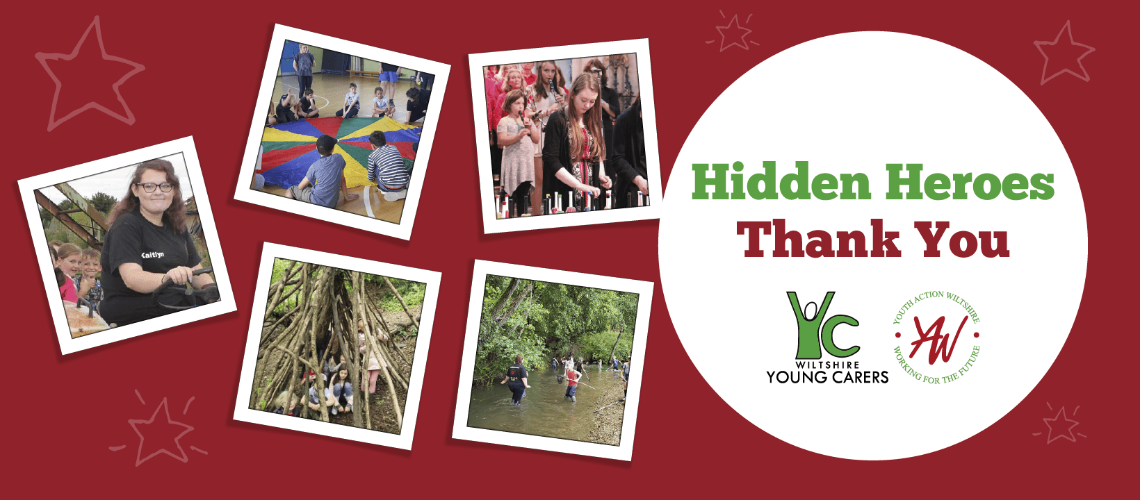 clap for young carers banner