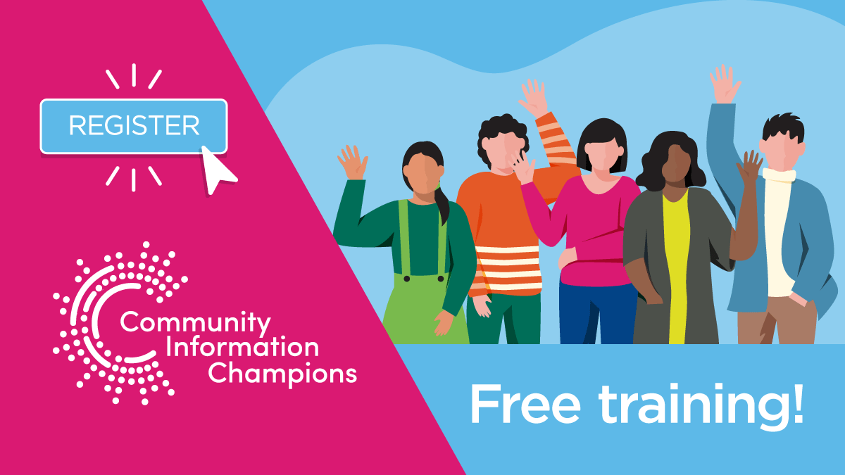 Community information champions free training