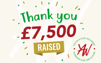 Christmas raffle raises £7,500 in support of Youth Action Wiltshire