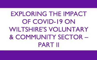 Exploring the impact of Covid 19 on Wiltshire’s Voluntary and Community Sector Part II