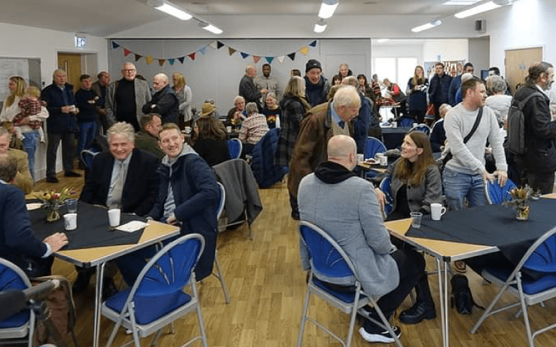 Inside the hall Inside the hall