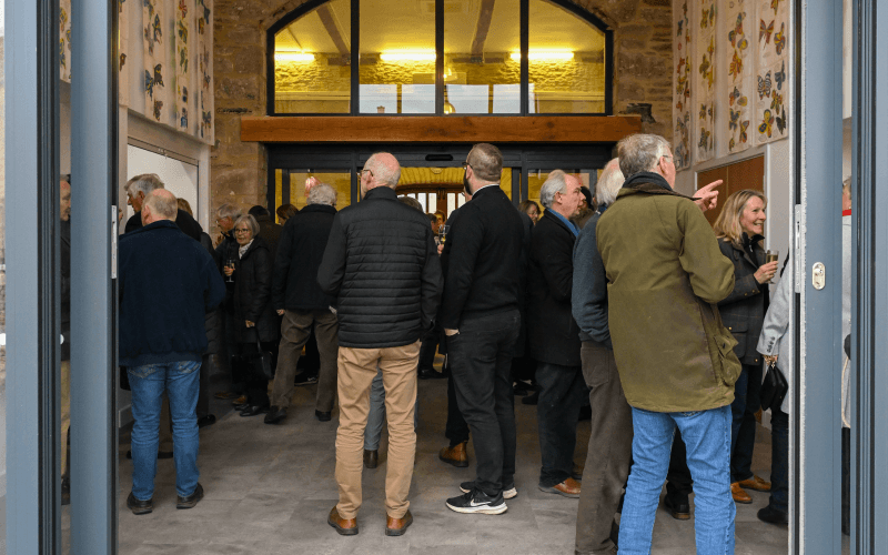 Inside refurbished village hall Inside refurbished village hall